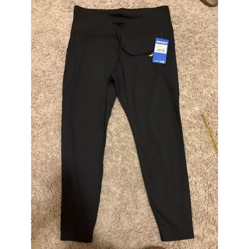 Brooks Black Luxe Tight High-Rise Leggings
